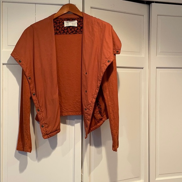 Anthro 100% Cotton Sweater Jacket - Picture 2 of 12